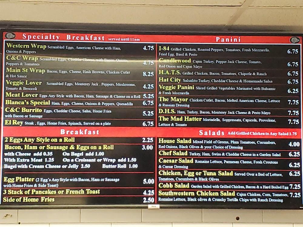 C & C Delicatessen Menu image 1